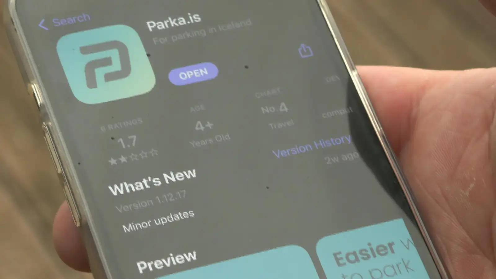 Engar tilkynningar um að fólk fylgist með ferðum annarra í Parka-appinu