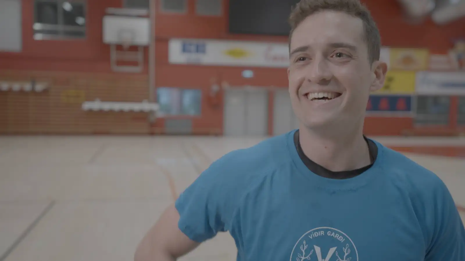 Orfeus Andreou, stofnandi og hægri skytta Víðis Garði í handbolta karla.