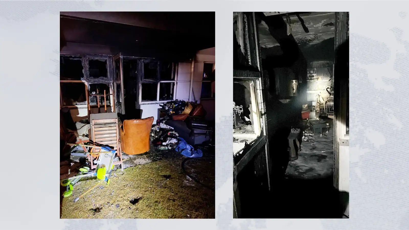 Var í samskiptum við neyðarlínu föst inni í brennandi íbúðinni