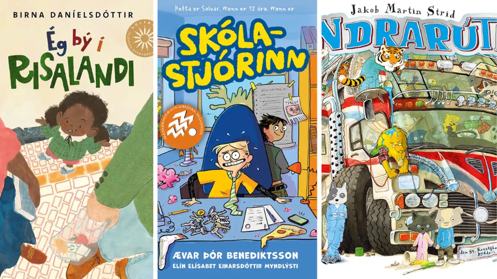 Birna, Ævar Þór og Jón hljóta Barnabókaverðlaun Reykjavíkurborgar