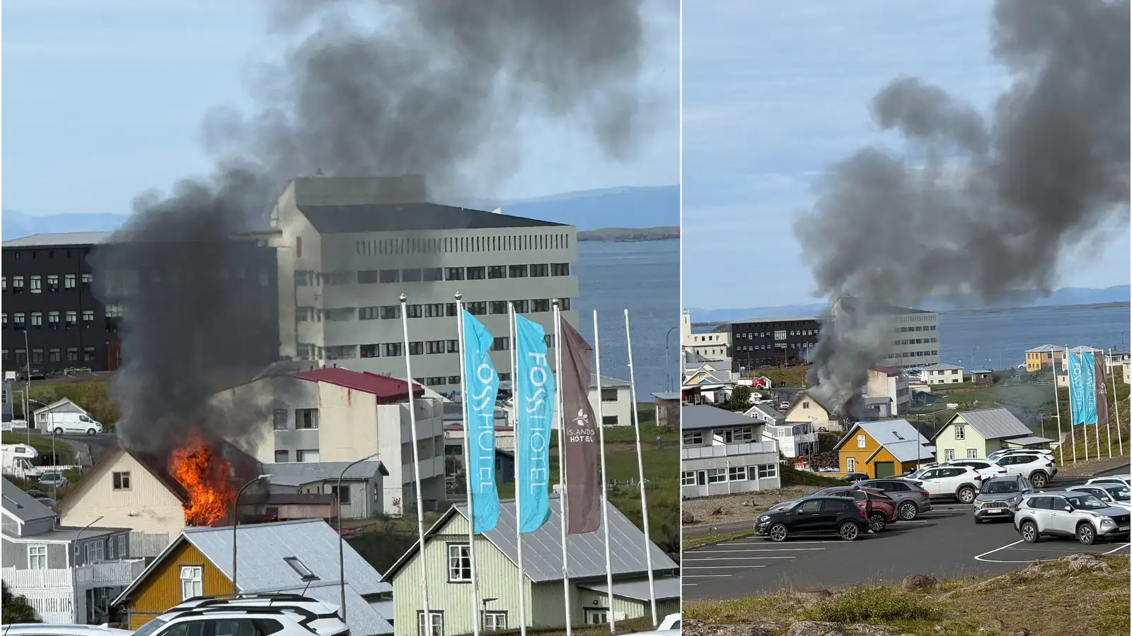 Íbúðarhús í Stykkishólmi varð eldi að bráð