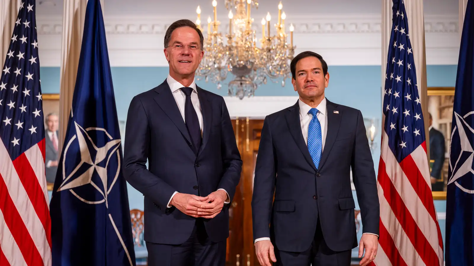 Opnar og hreinskilnar umræður Rutte og Trumps