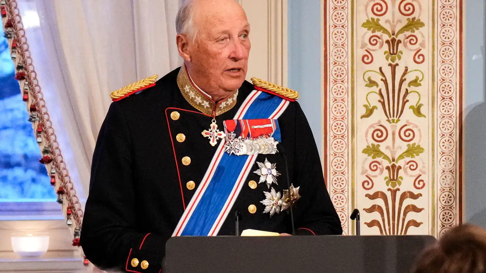 Heilsu Noregskonungs hrakar
