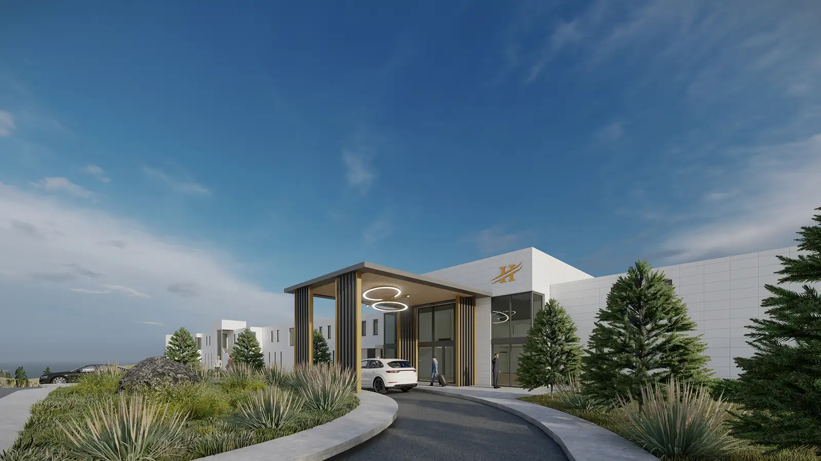 Íslendingarnir farnir út úr byggingu þess sem átti að verða „eitt flottasta hótel“ landsins