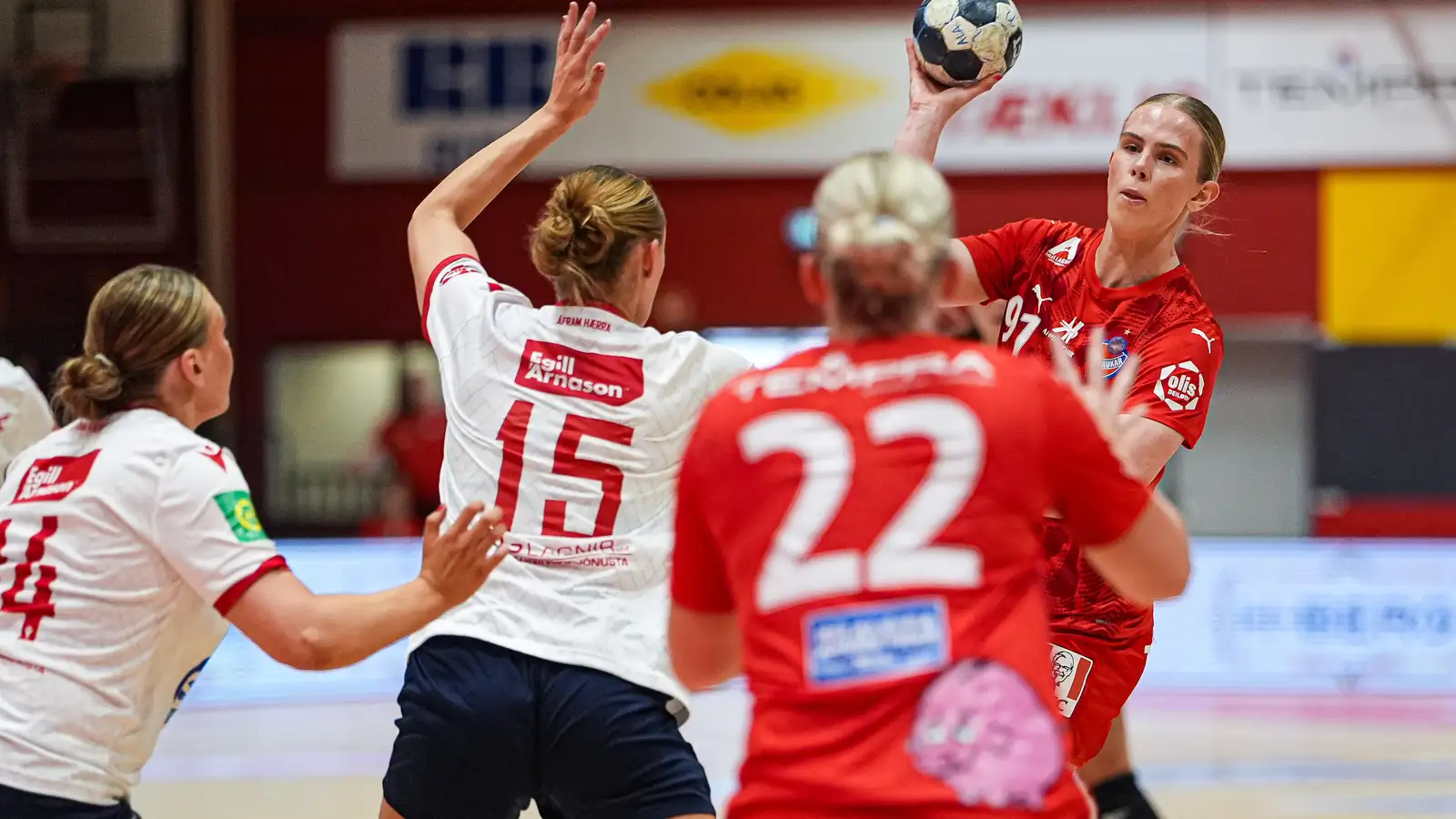 Jóhanna Margrét fer á kostum með Haukum