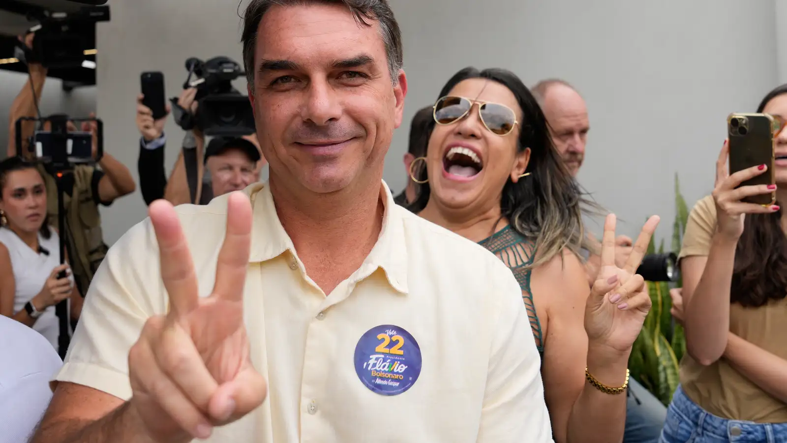 Flávio Bolsonaro flúinn til Bandaríkjanna