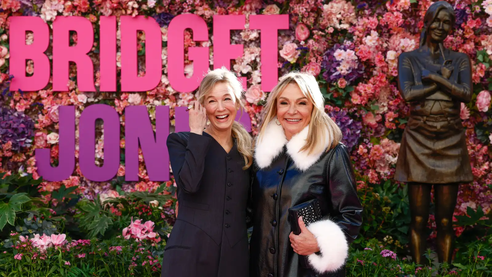 Bridget Jones gerð ódauðleg á Leicester-torgi