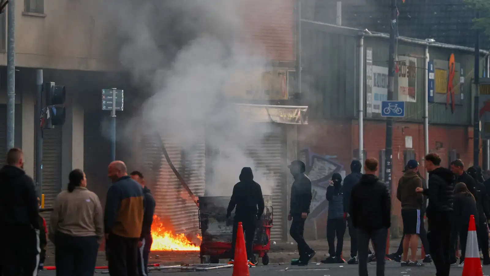 Missti annað augað í árásinni í Belfast í fyrrakvö