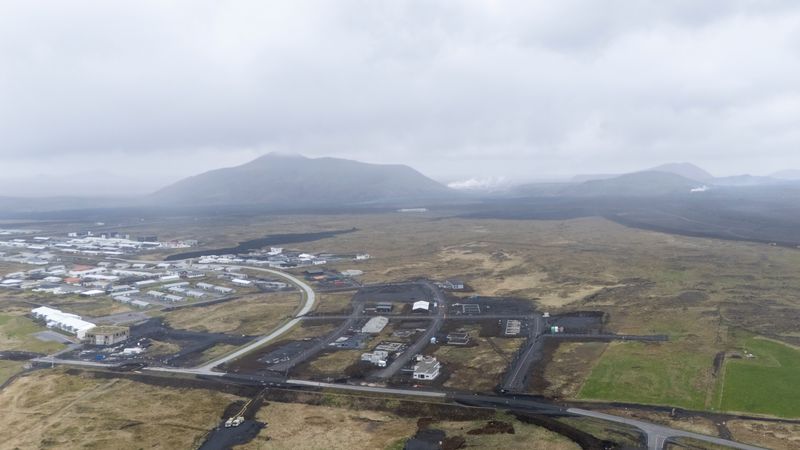 Drohnenbilder der Vulkane in Sundhnúksgíga, nördlich von Grindavík, 30. Mai 2024.