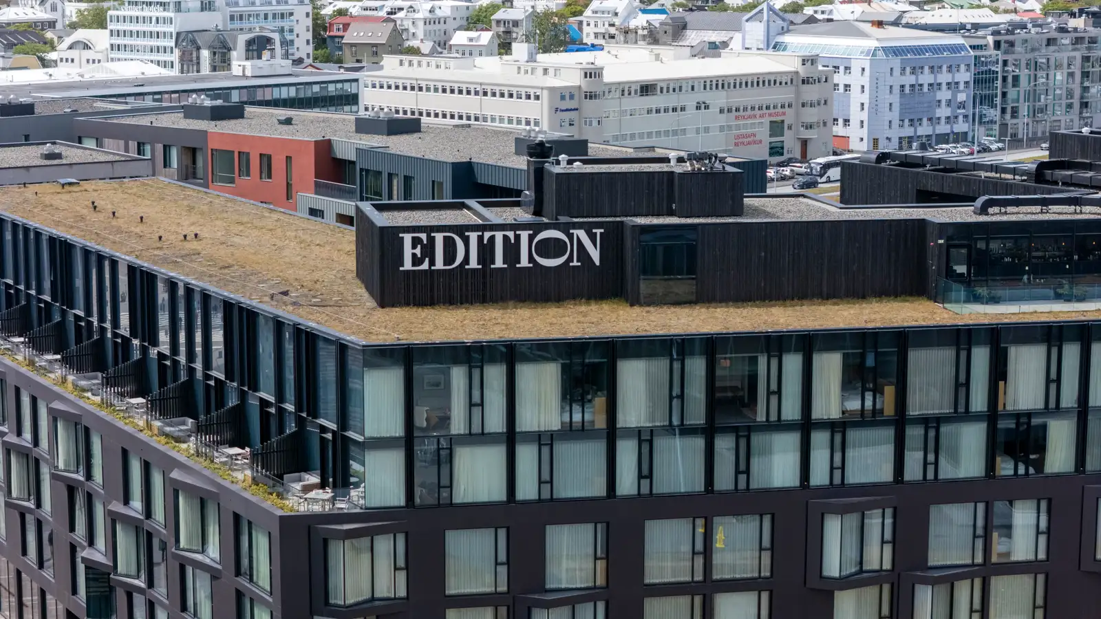 Myndir af Edition hótelinu við Austurbakka í Reykjavík.