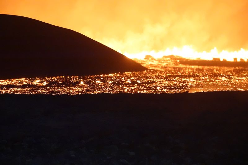 Ausbruch der Sundhnúks-Kraterserie Grindavík 22. August 2024