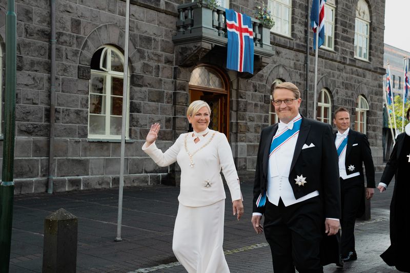 Halla Tómasdóttir, Birgir Ármannsson und Björn Skúlason.