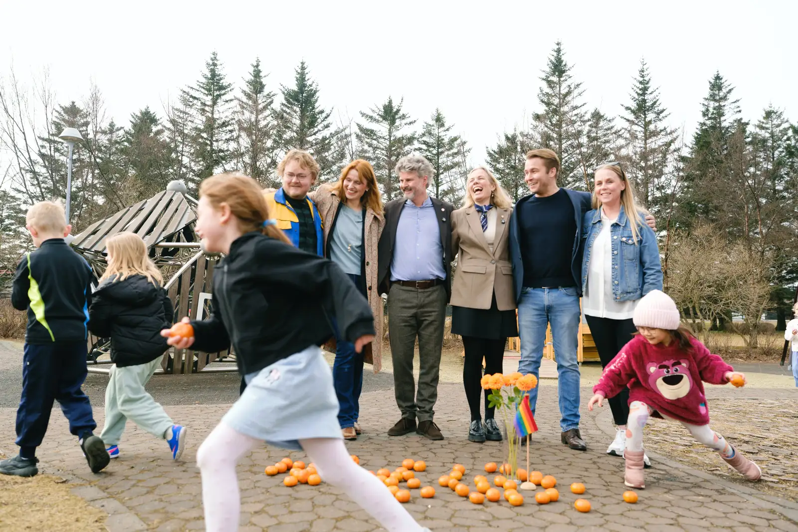 Frá fundi Viðreisnar á Klambratúni þar sem kosningaáherslur flokksins voru kynntar.