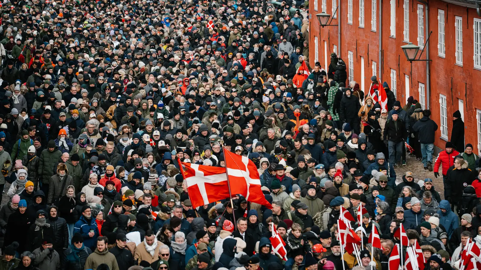 Þúsundir Dana mótmæltu orðum Trumps