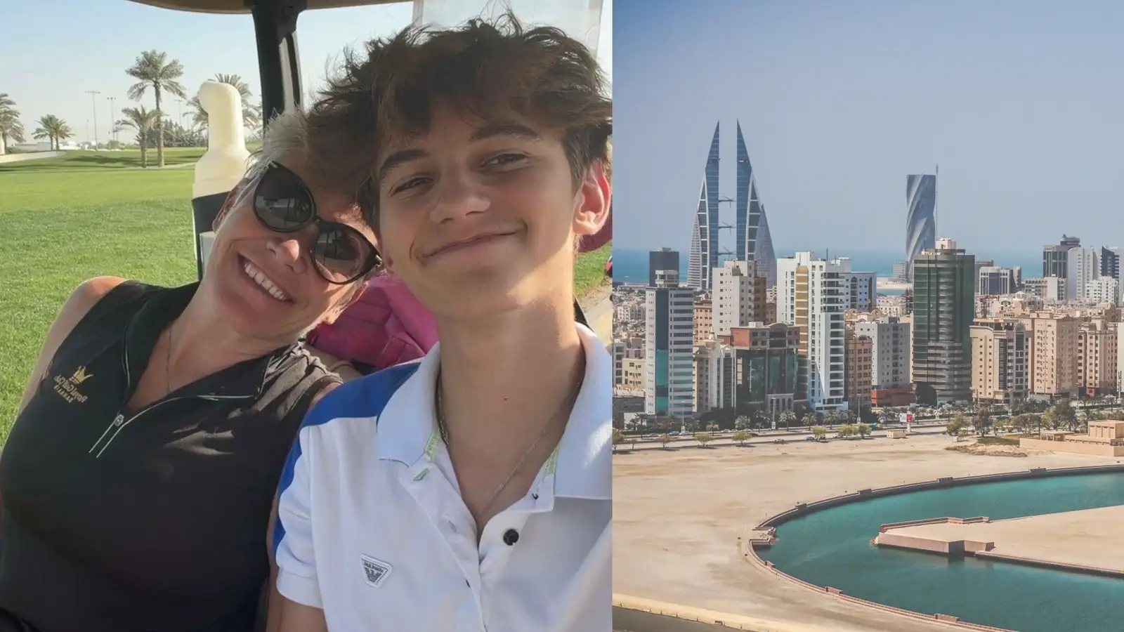 Á leiðinni heim til Íslands eftir erfiðar nætur í Barein