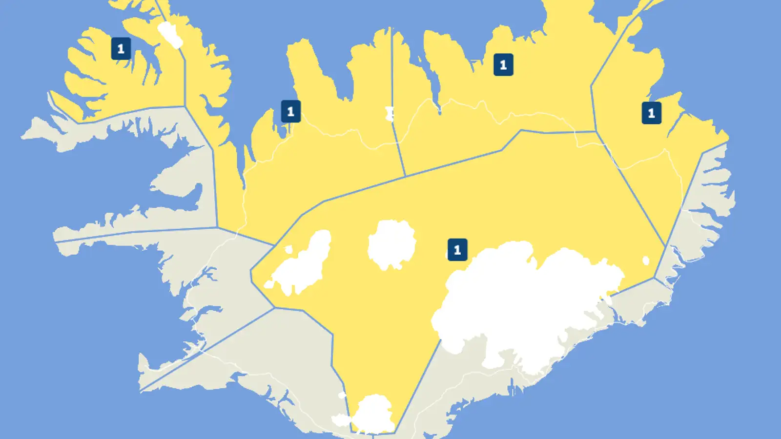 Viðvaranir gular en áfram hríð og óvissustig vegna snjóflóðahættu