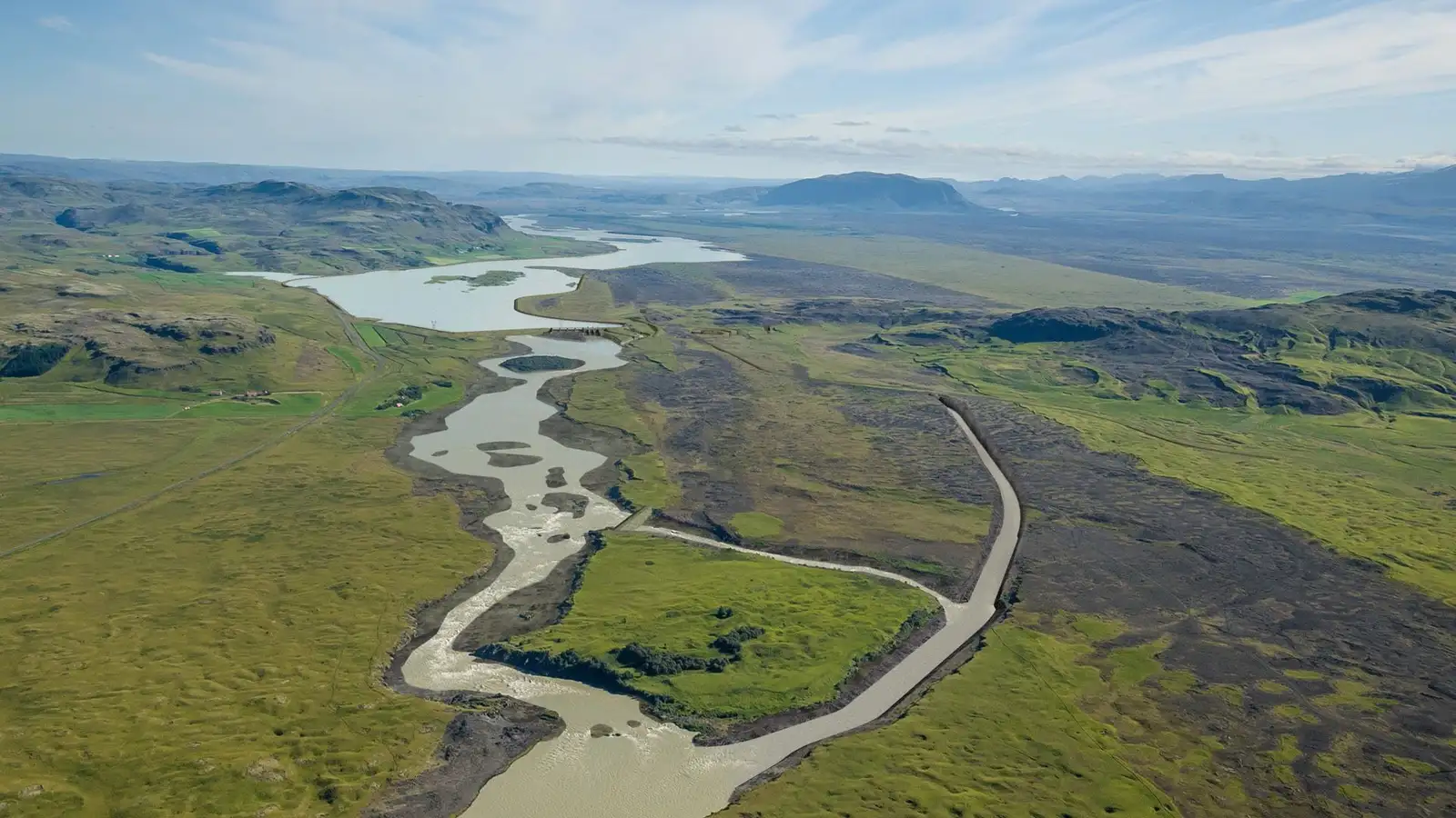 Hvammsvirkjun yrði mikið mannvirki og gæti framleitt raforku sem er á við notkun um 180 þúsund íslenskra meðalheimila. Mynd: Landsvirkjun.