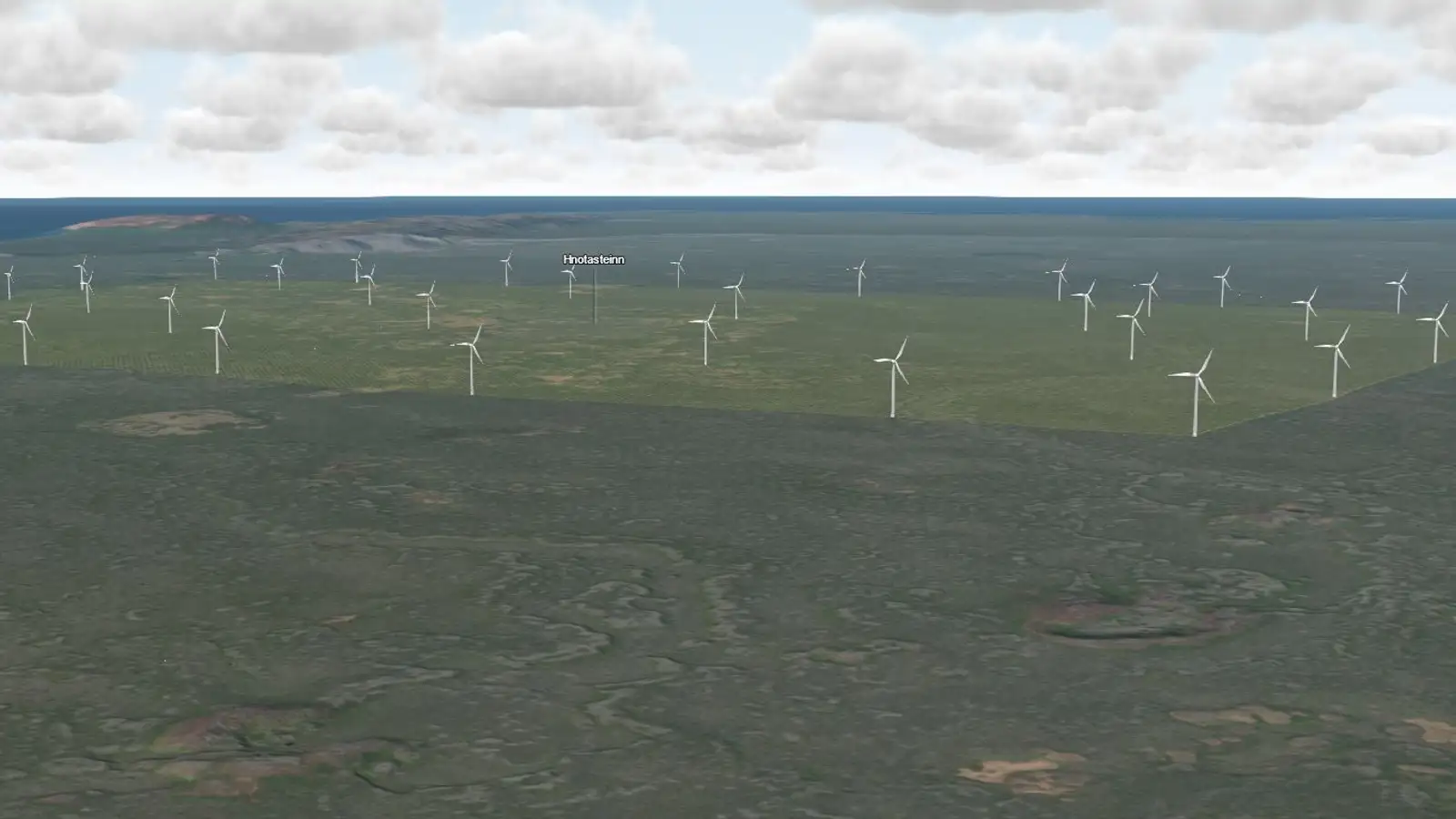 Vilja færa vindvirkjun á Hólaheiði í nýtingarflokk