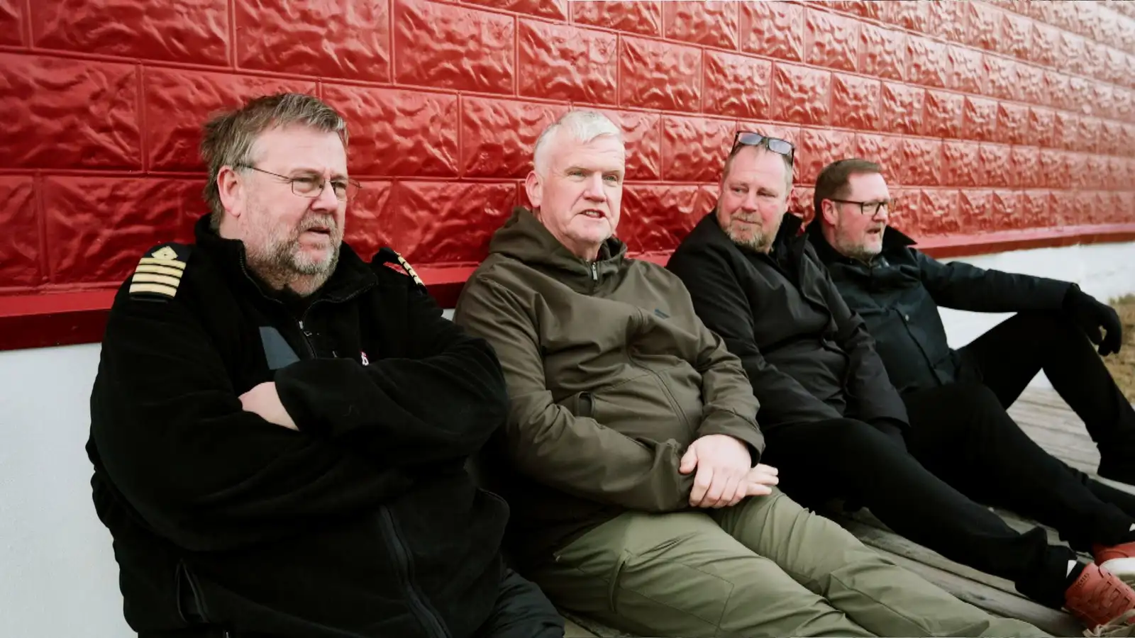 Hittust tæpum 50 árum síðar á sama stað