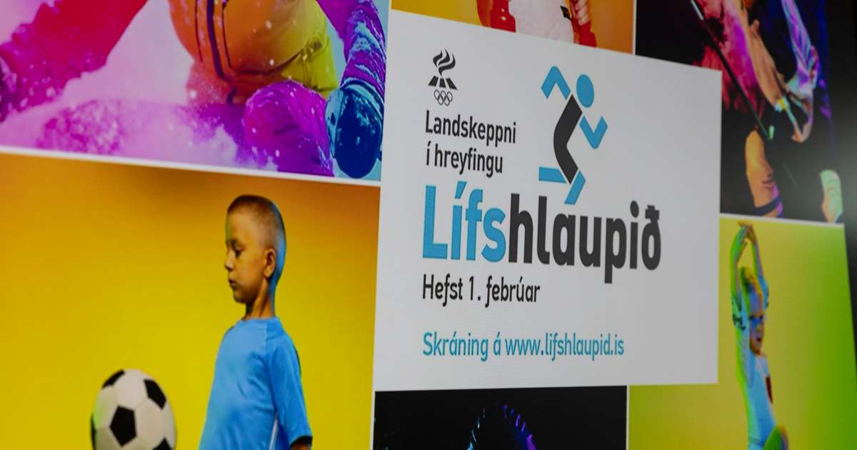 Lífshlaupið health initiative opens for 19th year - RÚV.is