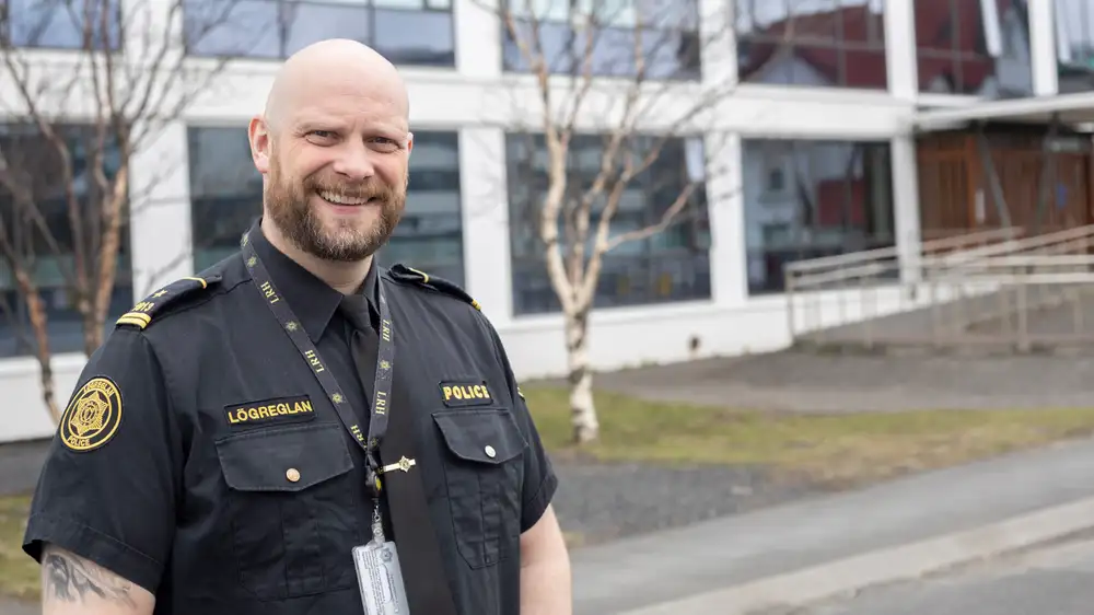 Símon Geir Geirsson samfélagslögregluþjónn