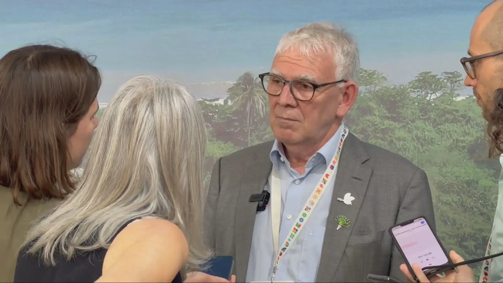 Jochen Flasbarth á ráðstefnu í Kólumbíu, apríl 2026.