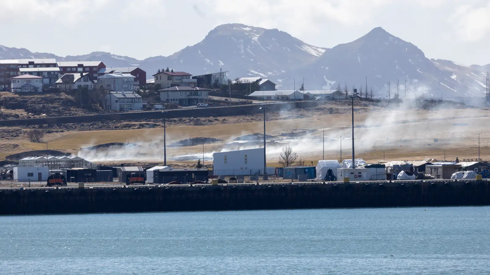 Sinubruni á jörð golfvallar Keilis á Hvaleyri.