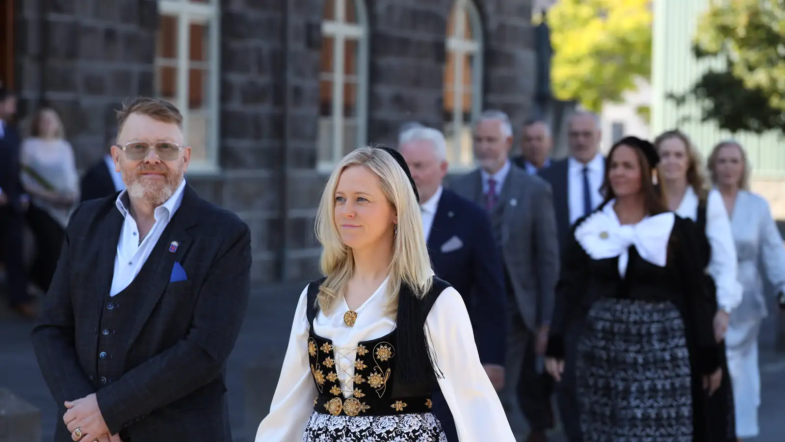 158. löggjafarþing sett í blíðskaparveðri