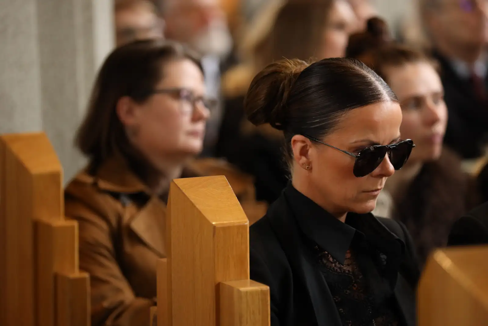 Myndir úr útför Björgvins Halldórssonar.