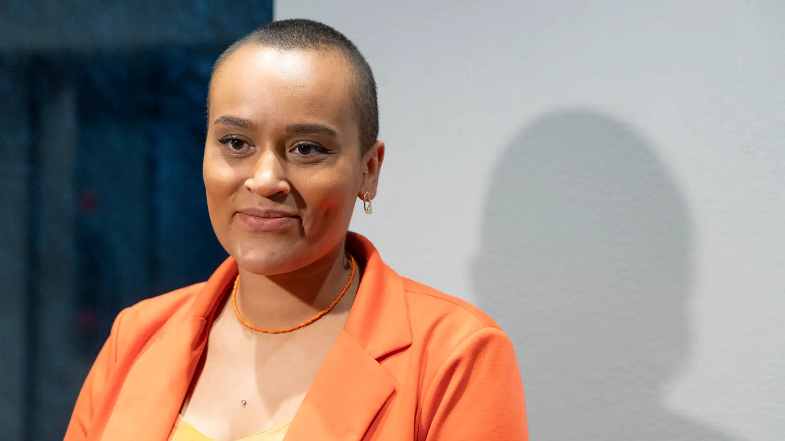 .Sanna Magdalena Mörtudóttir, borgarfulltrúi Sósíalistaflokksins, eftir að tilkynnt var um að formlegar viðræður væru hafnar um myndun nýs meirihluta í borgarstjórn Reykjavíkur 12. febrúar 2025.