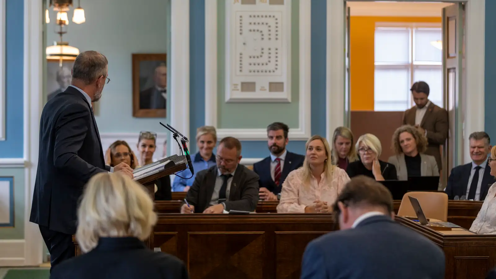 Alþingi 15. september 2025. Fyrsti óundirbúni fyrirspurnartíminn á nýju þingi.