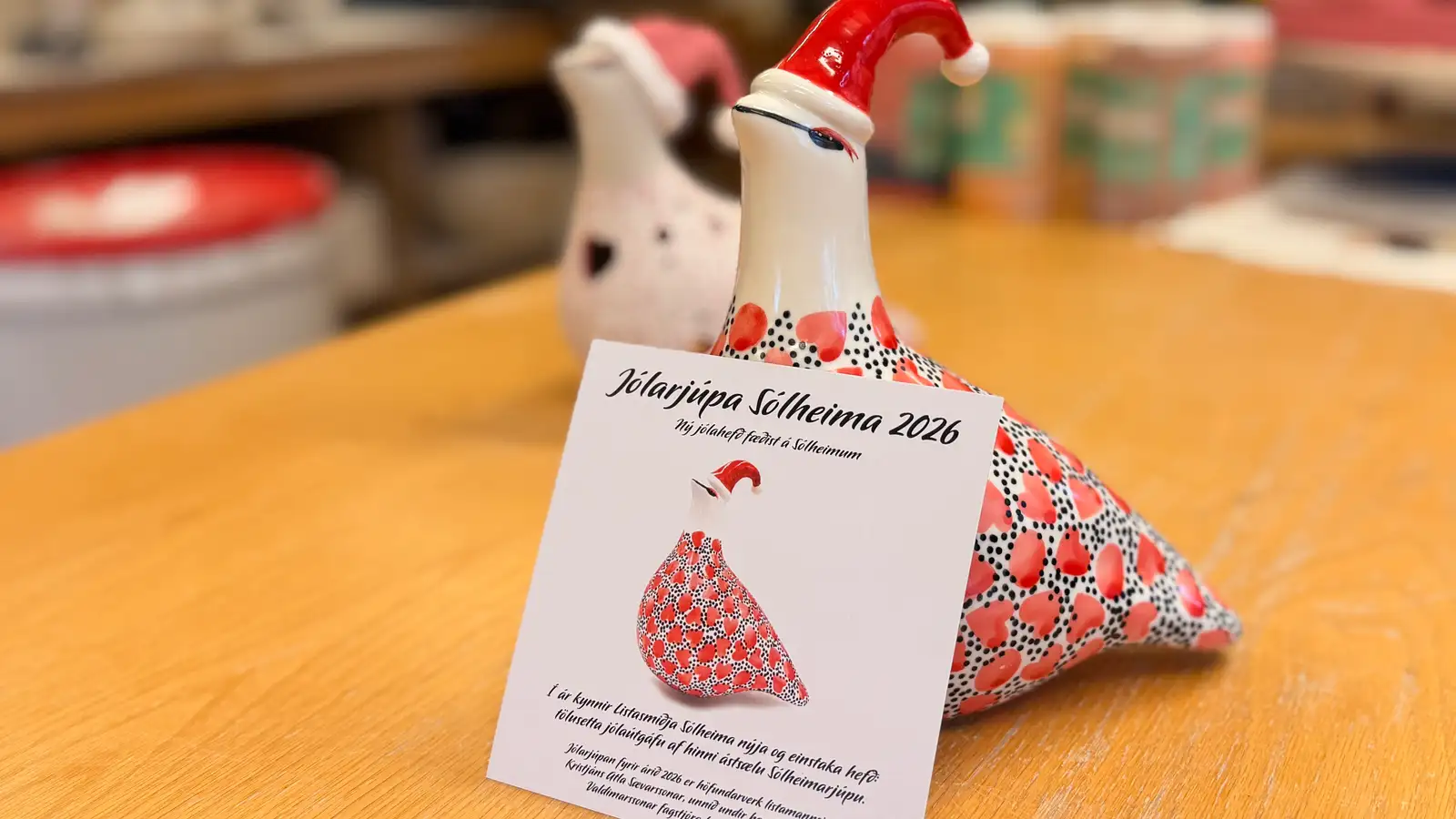 Doppumeistari Íslands hannaði jólarjúpuna í ár