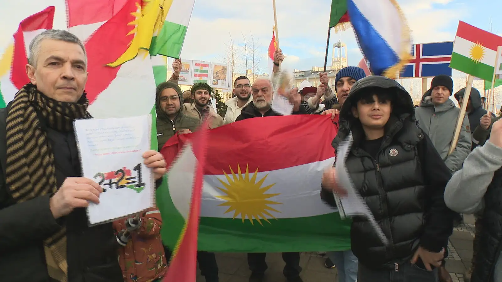 Kúrdar á Íslandi vekja athygli á árásum í Sýrlandi