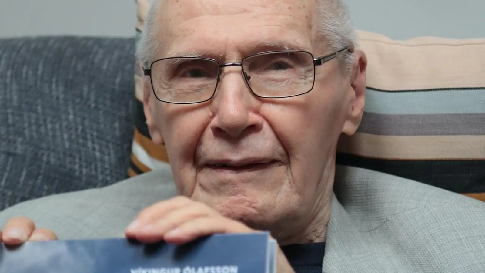 100 ára tónskáld bað Víking Heiðar að leika á afmælinu sínu