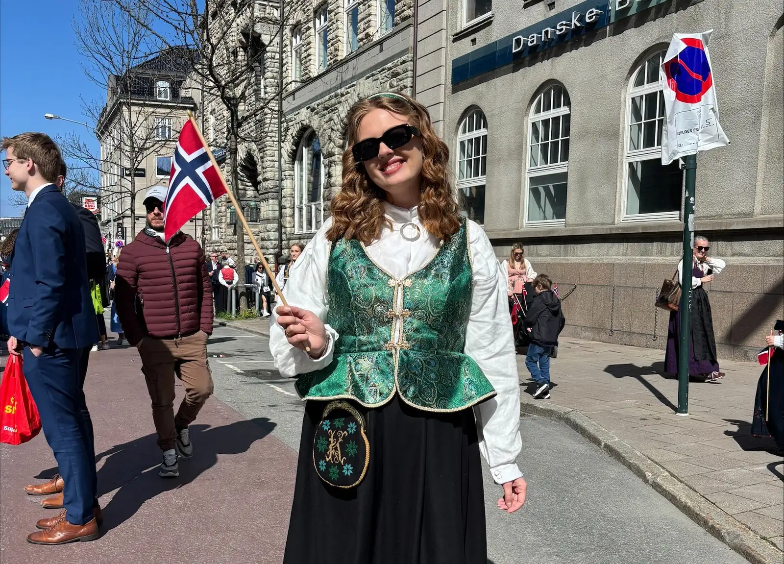 Karitas Mörtudóttir Bjarkardóttir í Þrándheimi í Noregi.