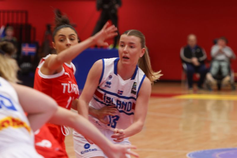 Svipmyndir úr leik Íslands og Tyrklands í undankeppni EM kvenna í körfubolta 2024. Leikið var á Ásvöllum 12.11.2023.