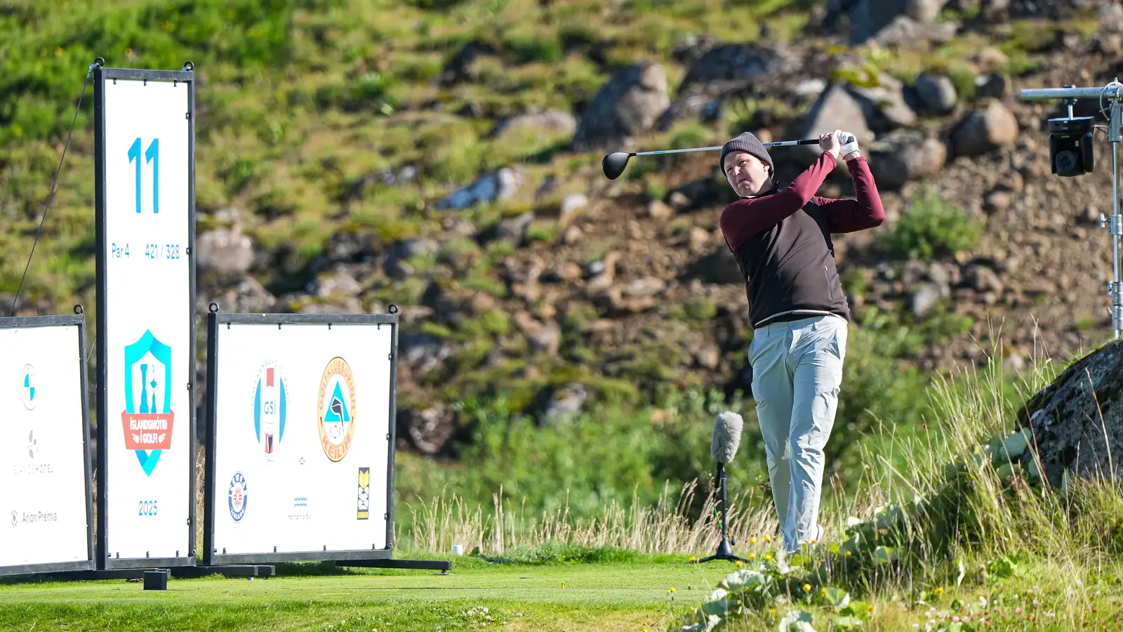 Aron Snær vann þriðja mótið í röð
