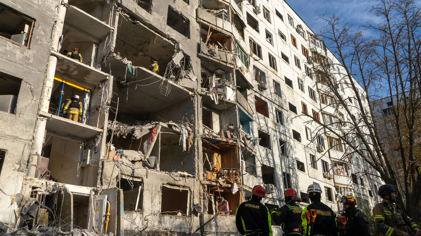 Harðar loftárásir Rússa á Kyiv í dag