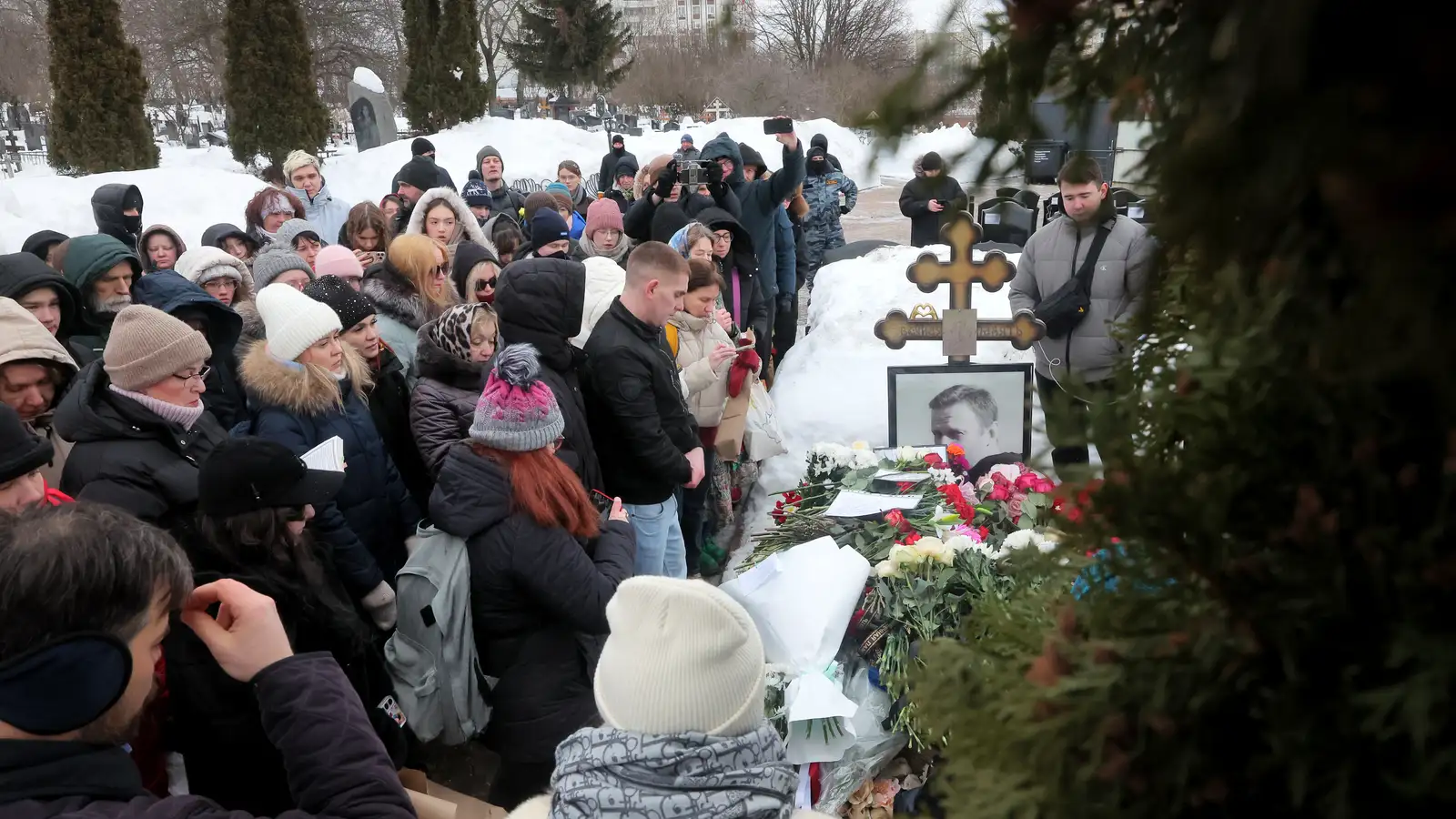 Minnast Navalnýs á dánardegi hans