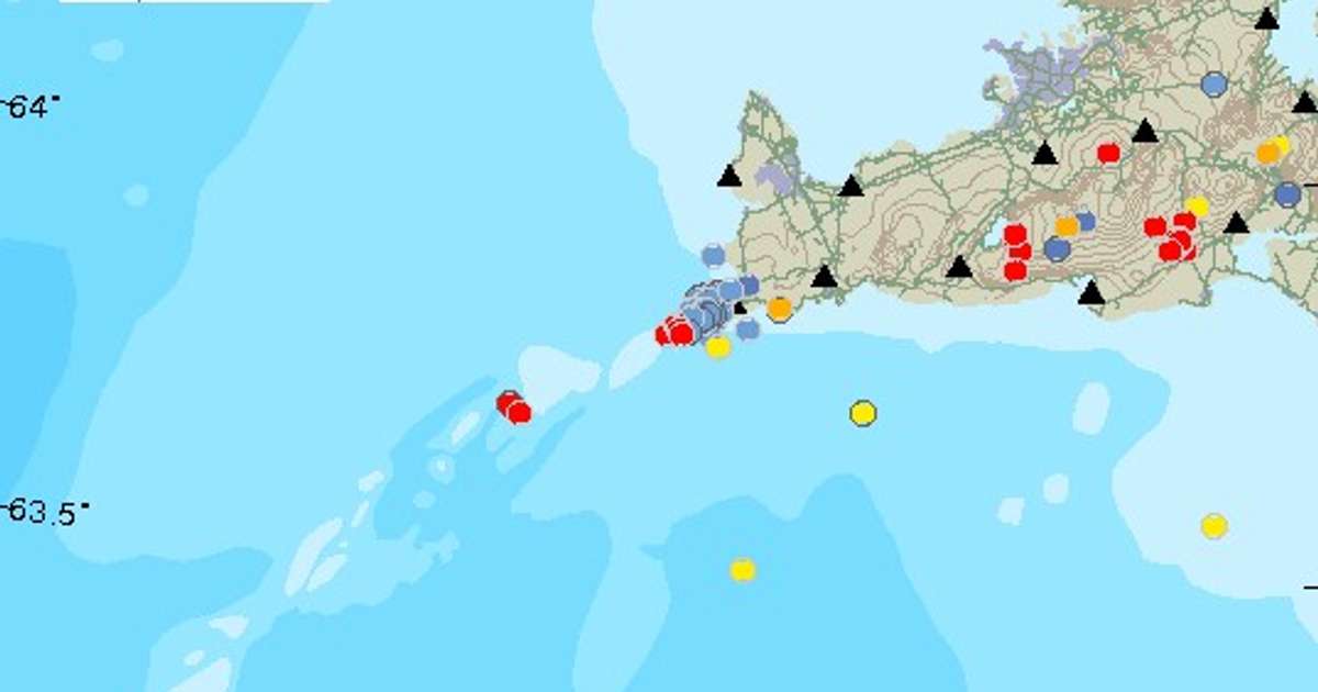 Enn skelfur jörð á Reykjaneshrygg og í Bárðarbungu - RÚV.is