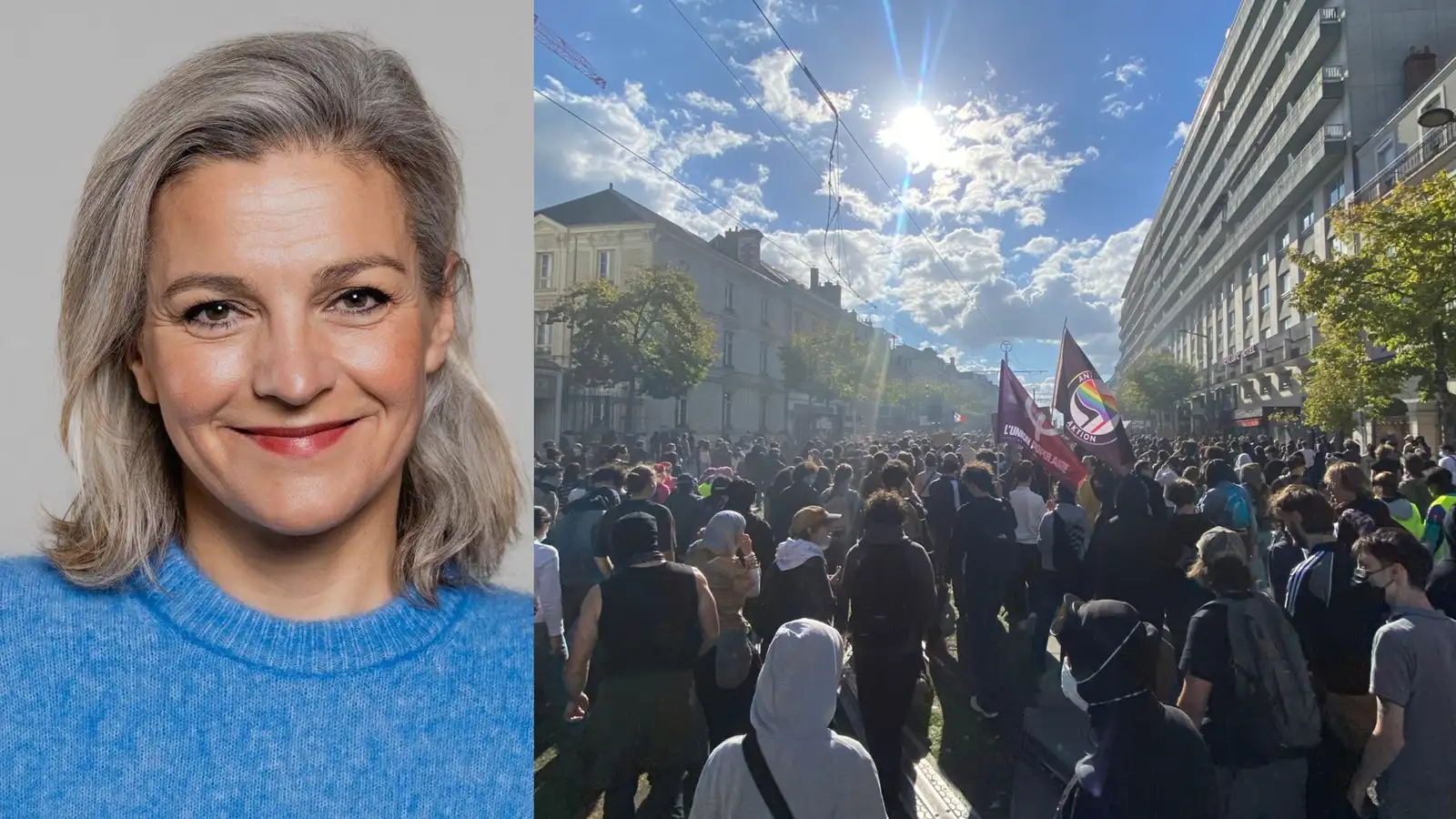 „Síðan tók lögregla upp á því að henda táragasi á fjöldann“
