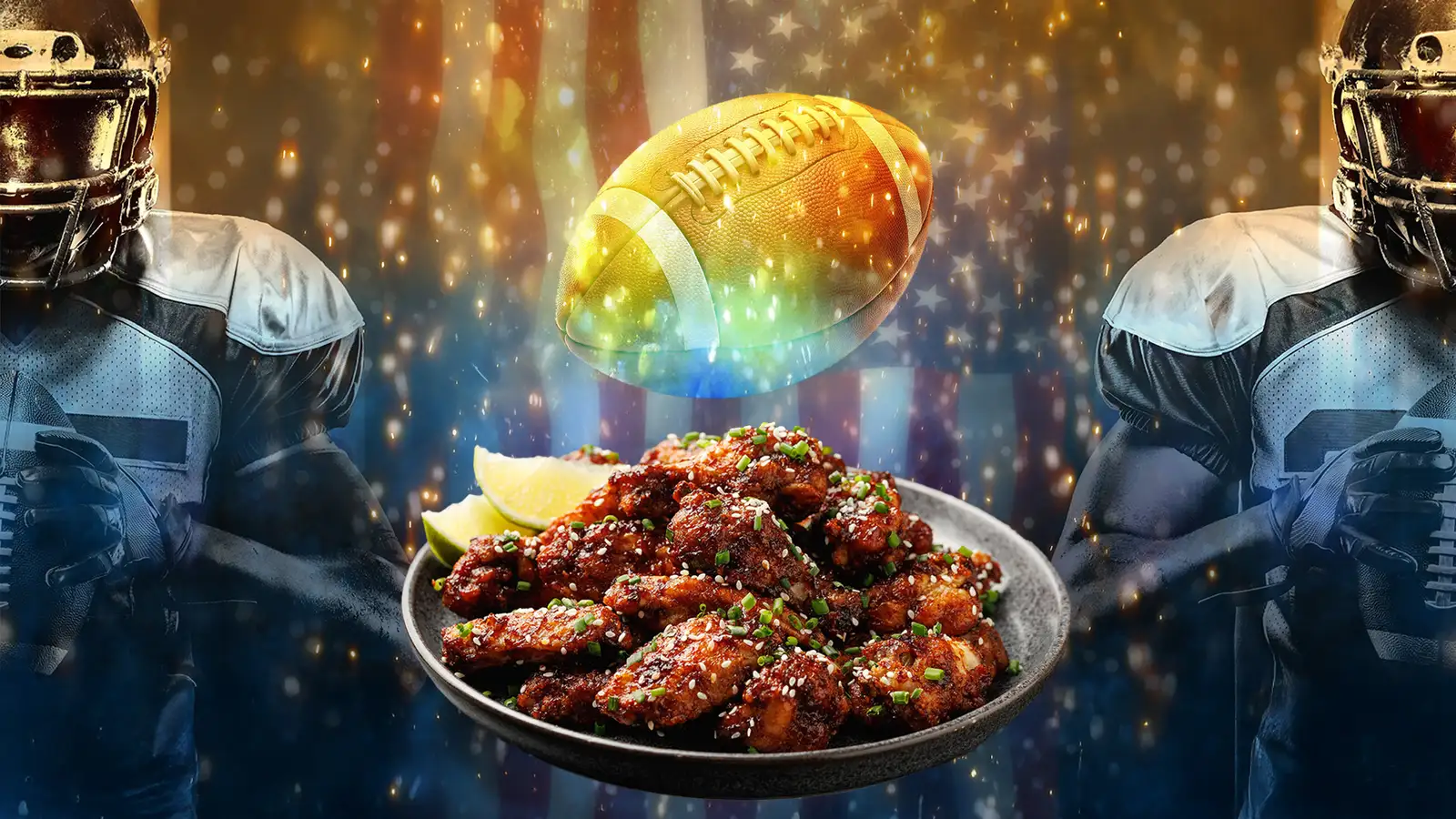 Tugþúsundir kjúklingavængja fljúga út fyrir Ofurskálina