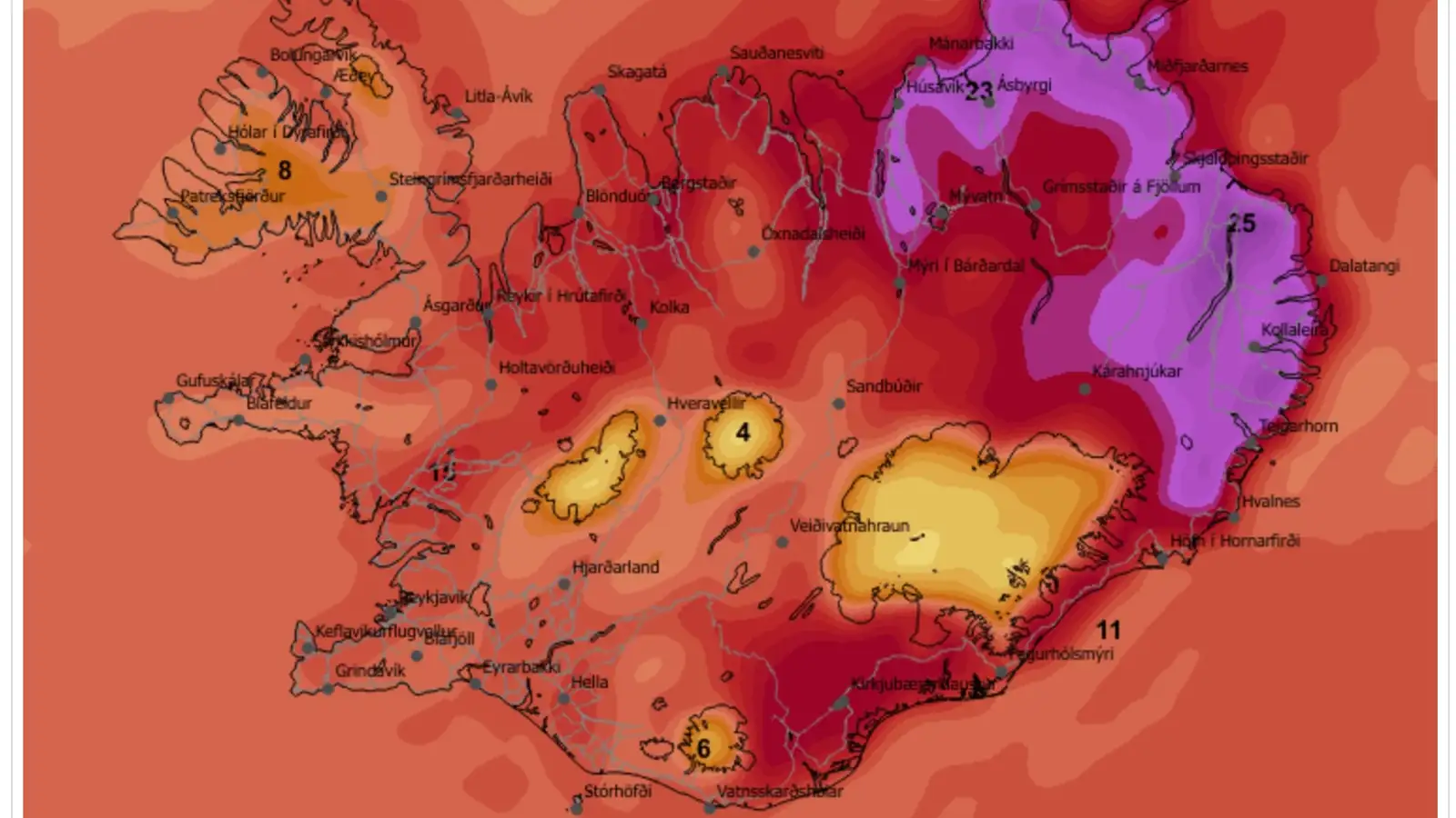 Heatwave to hit north and east?