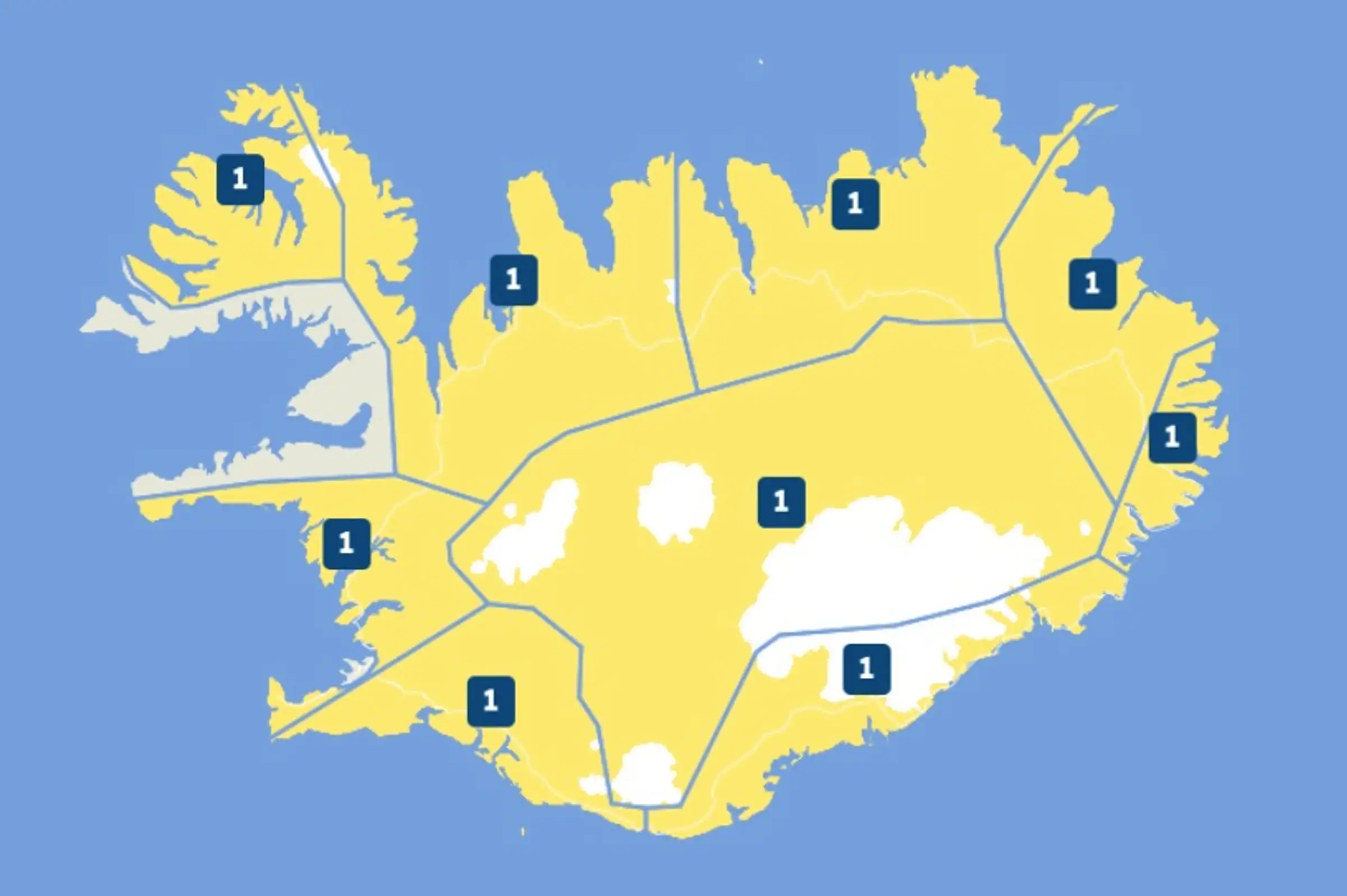 Nine yellow weather alerts; many roads could close at short notice - RÚV.is