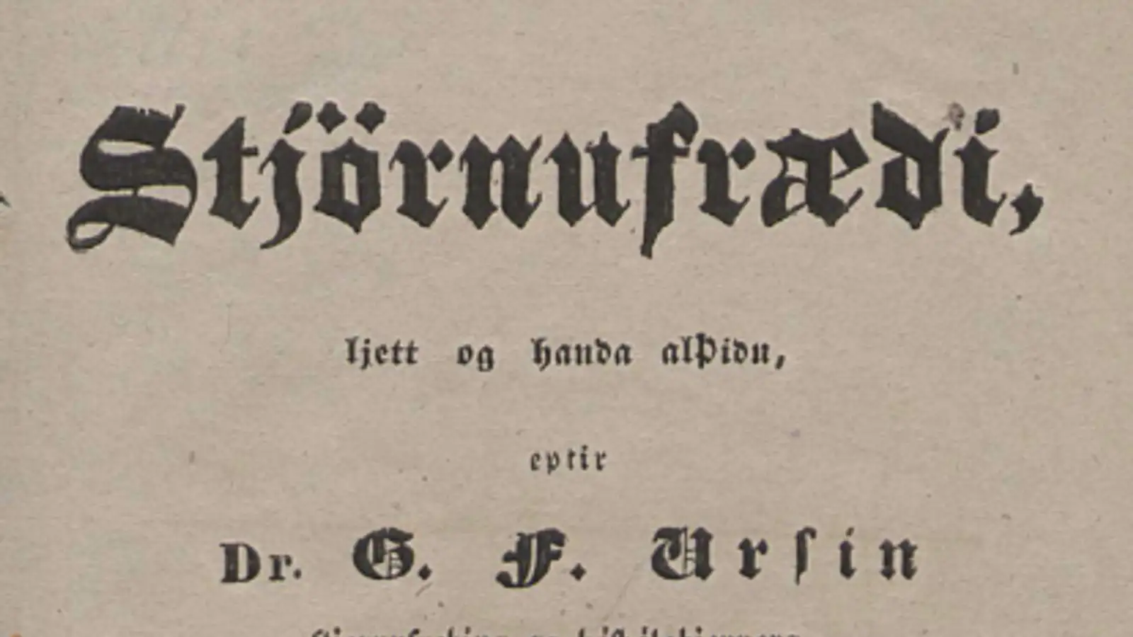 Tungl myrkvar sólu