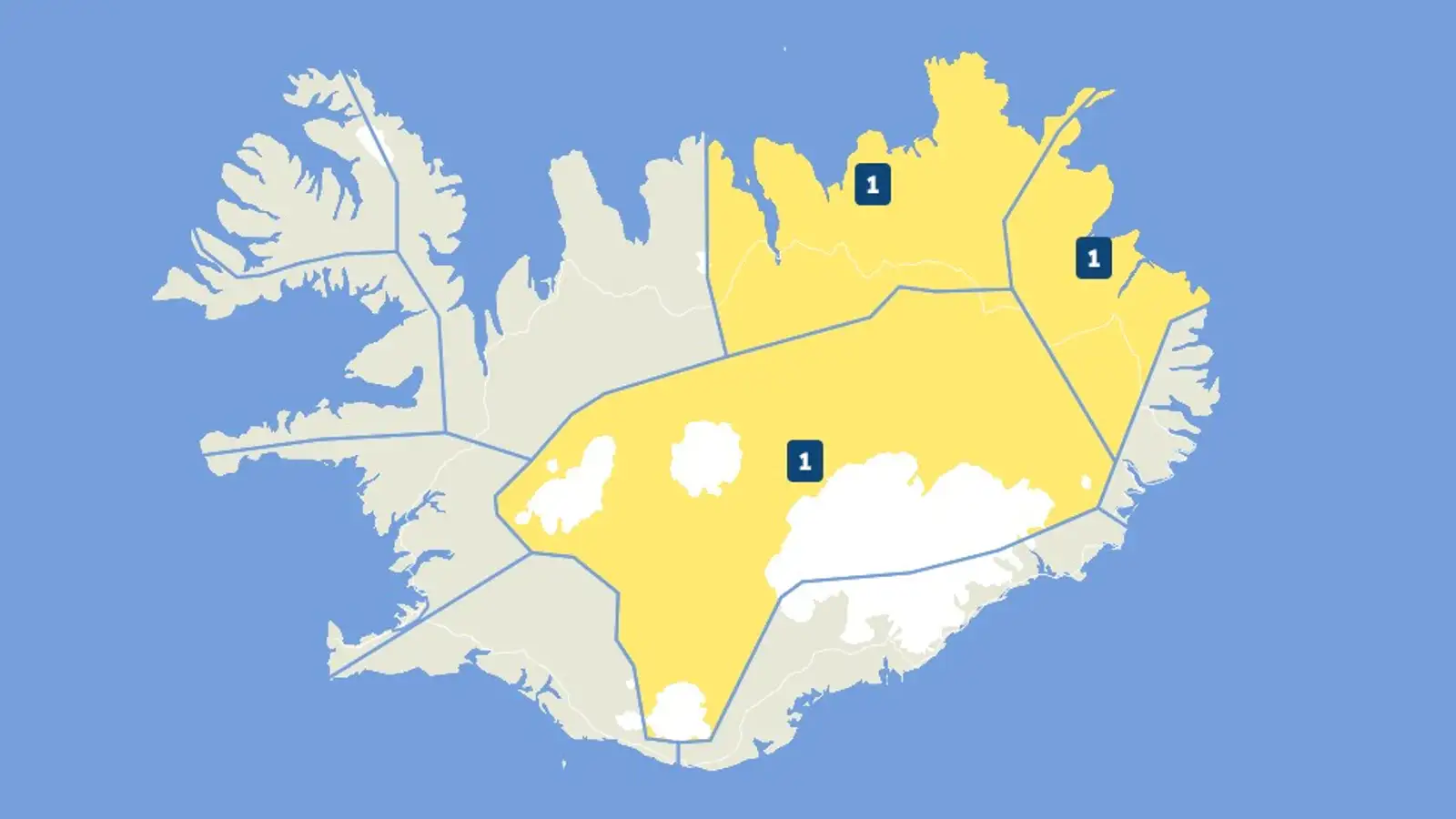 Stormur á norðaustanverðu landinu og miðhálendinu