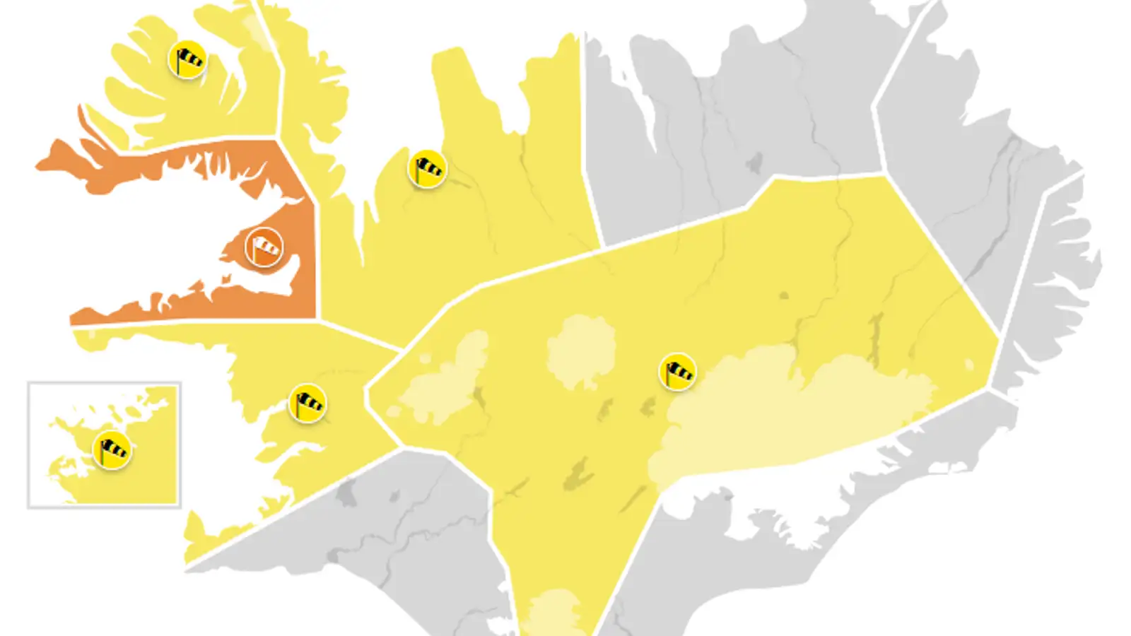 Stormasamt veður og viðvaranir víða