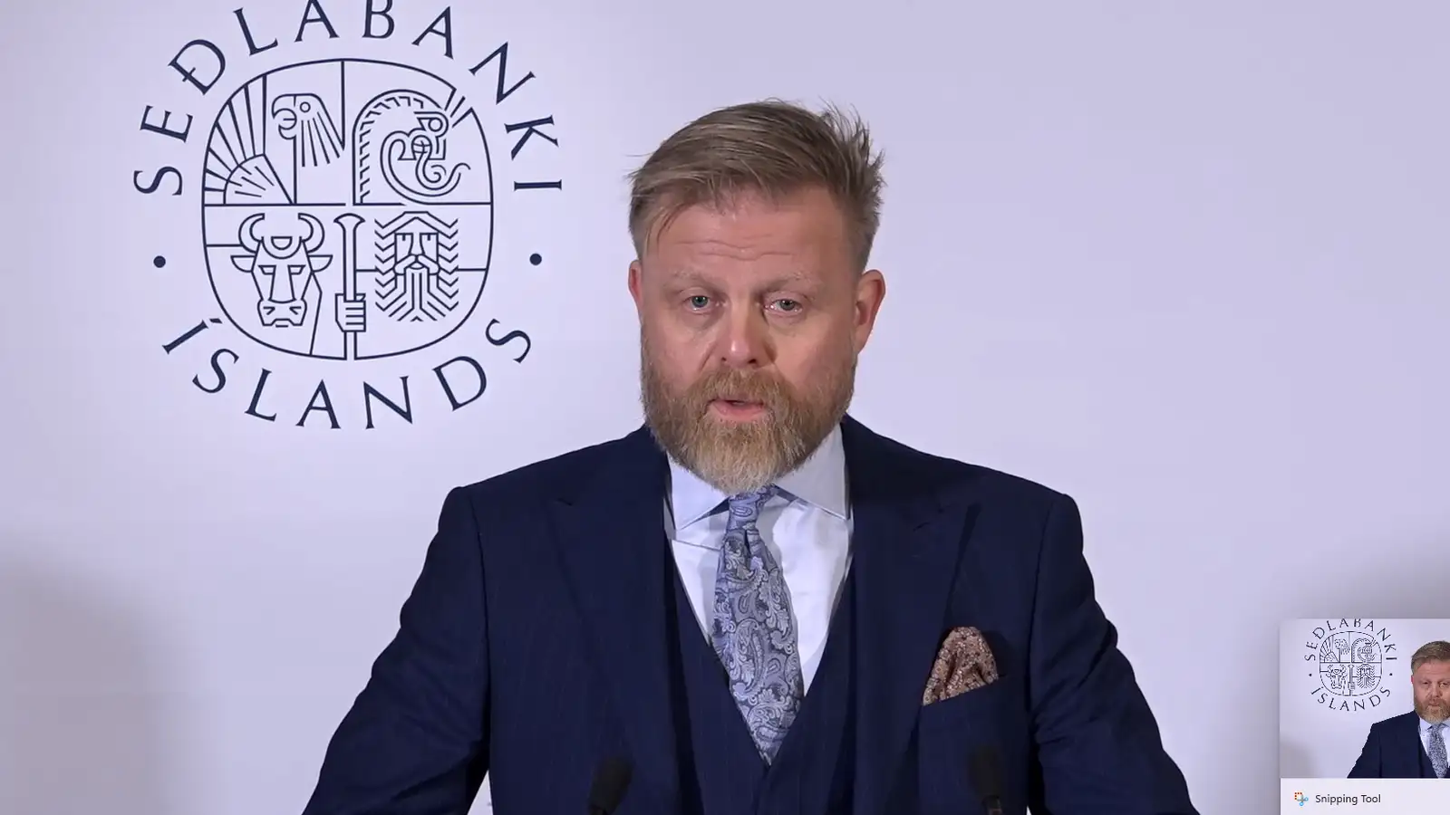 Seðlabankastjóri um evruna: Ábyrgðin verður enn okkar