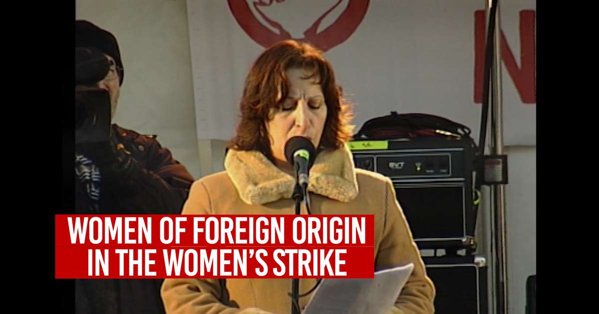 Women of foreign origin in the Icelandic women's strike - RÚV.is