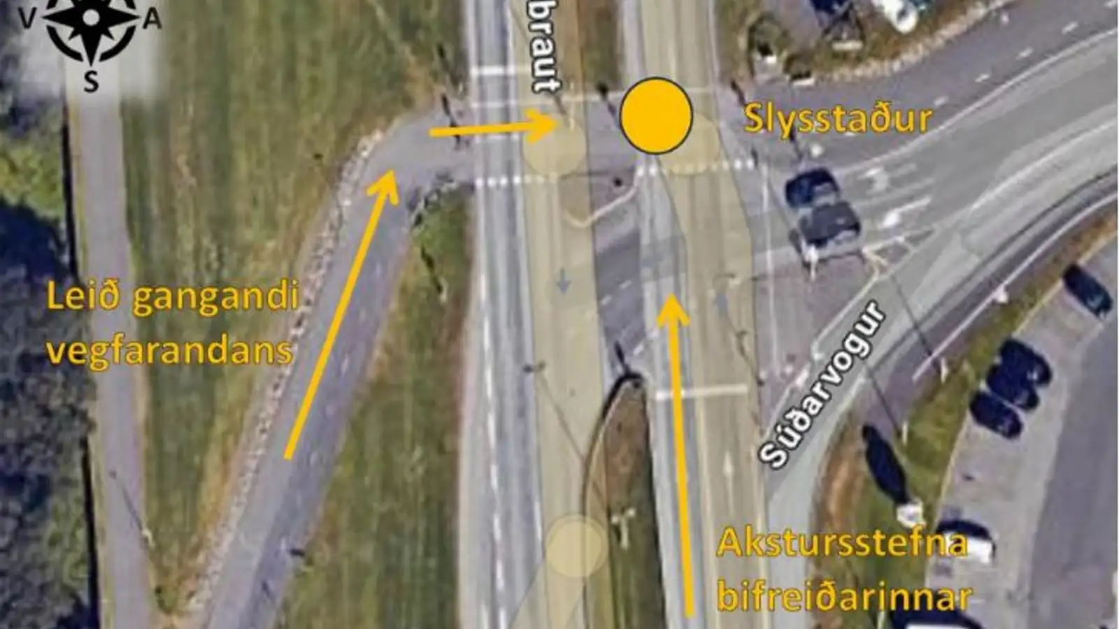 Á 130 til 150 kílómetra hraða við banaslys á Sæbraut